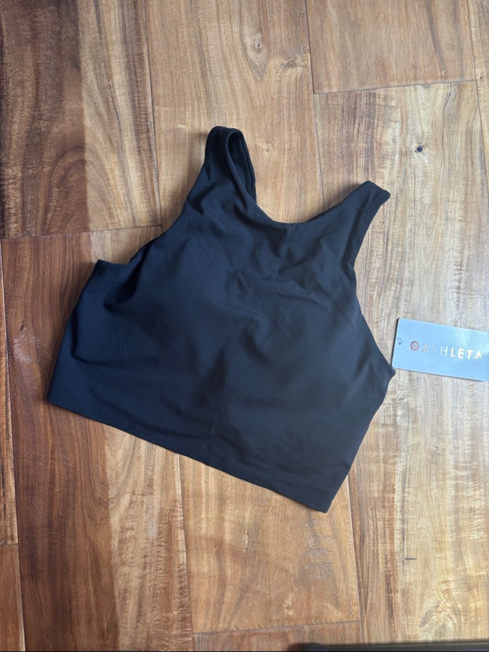 NWT Athleta Black Conscious Crop